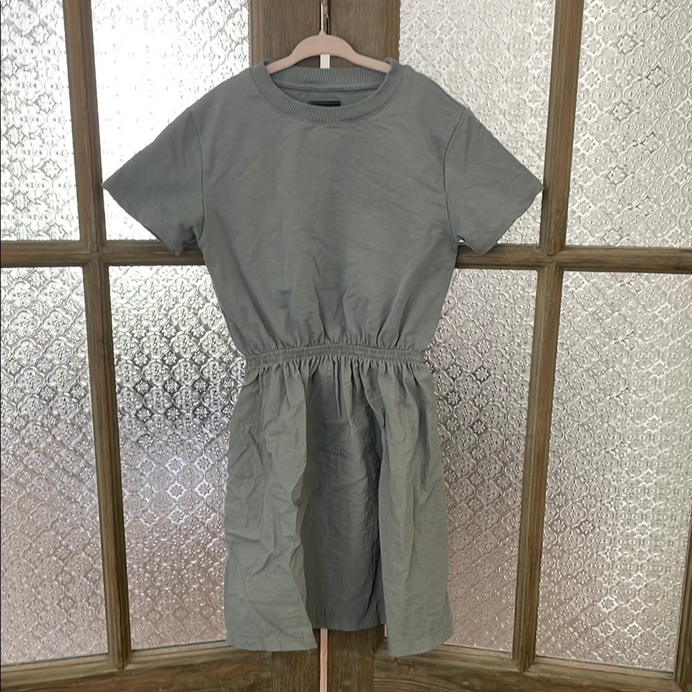 Zara Kids Girl’s Olive Green Dress - Size 7